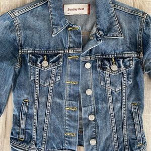 Like new denim Jean Jacket. Size XXS in pristine condition. From Aritzia.